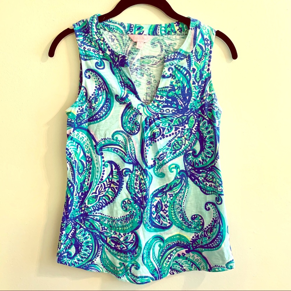 Lilly Pulitzer Blue/Green Tank
